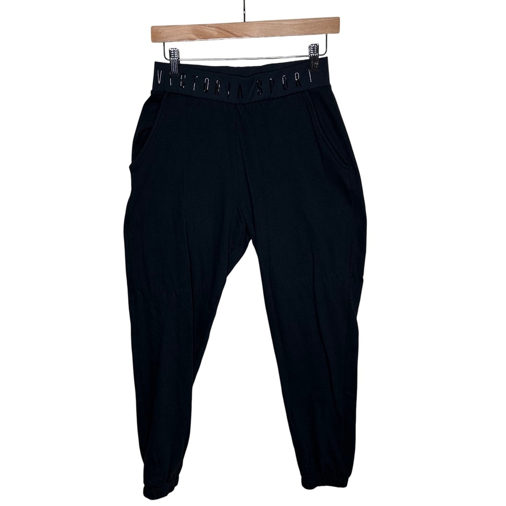 Victoria's Secret Sport High Rise Jogger Pants size Small Black